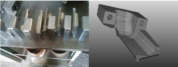 Innovation of machining the complicated 3D parts of railway vehicles by the help of CAM (replacement of castings, forgings). 